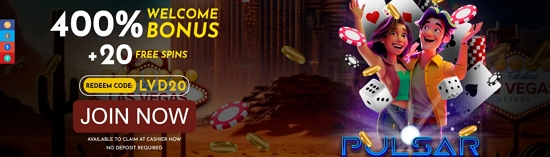 20 Free Spins No Deposit 400 Bonus At Las Vegas USA 