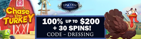 Lincoln Casino 45 Free Spins No Deposit